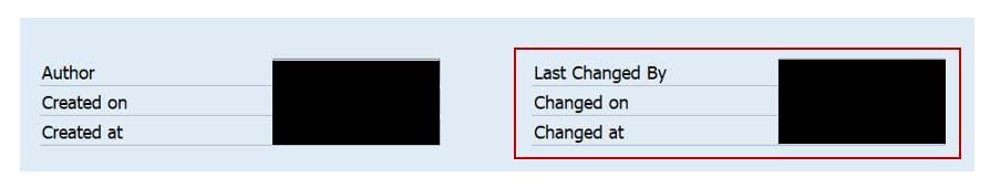 Check Change Log DME Tree in SAP