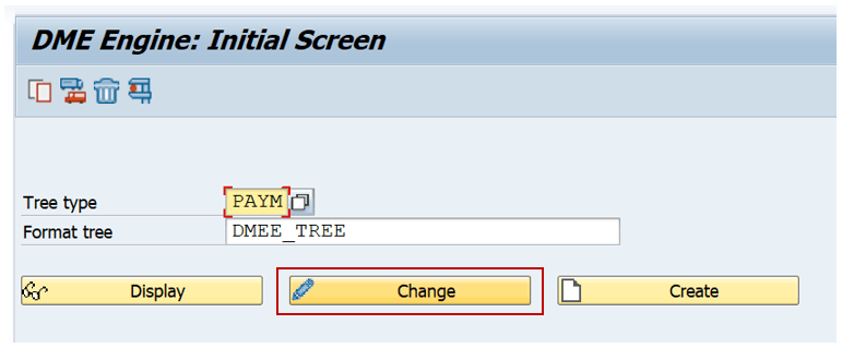 Activate DME Tree in SAP