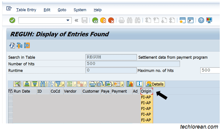 SAP DME Note to Payee Functionality