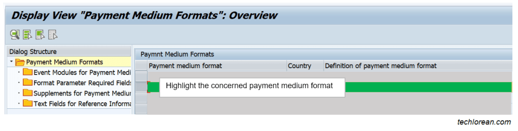 SAP DME Note to Payee Functionality