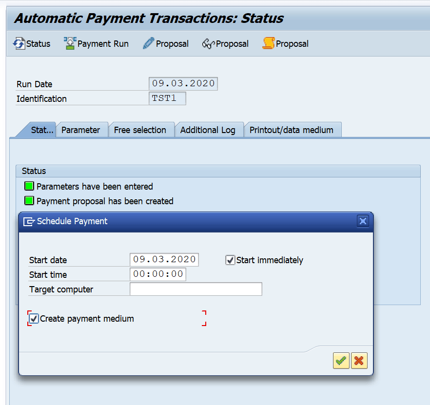 SAP DME Note to Payee Functionality