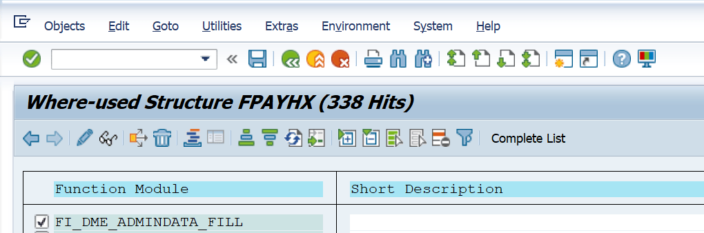 Link Relation of FPAYHX and REGUT SAP FI_DME_ADMINDATA_FILL