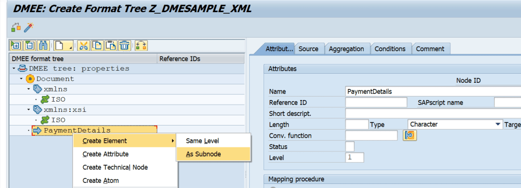 SAP DMEE Configuration