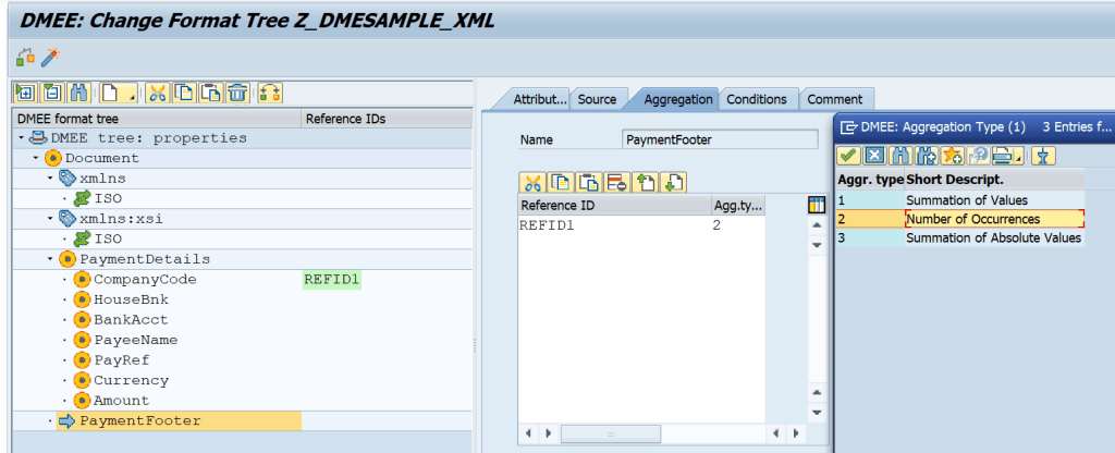 SAP DME Reference ID of Node and Reference to Another Node Exists
