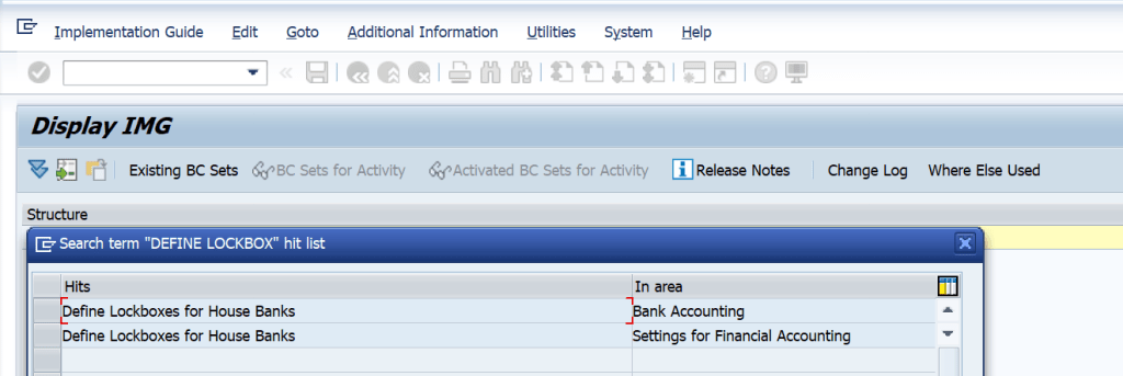 SAP Lockbox Process, Configuration, and H2H Connectivity Overview spro config