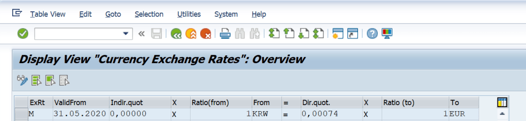SAP Exchange Rate and Foreign Currency Valuation Detailed Process and Configuration OB08 Currency Exchange Rate Maintenance
