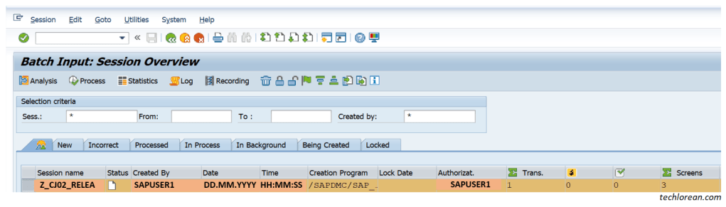LSMW for Beginner Functional SAP Consultants – Detailed Step by Step Procedure (Batch Input Session)